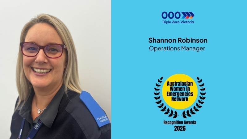  A picture of Triple Zero Victoria Operations Manager Shannon Robinson